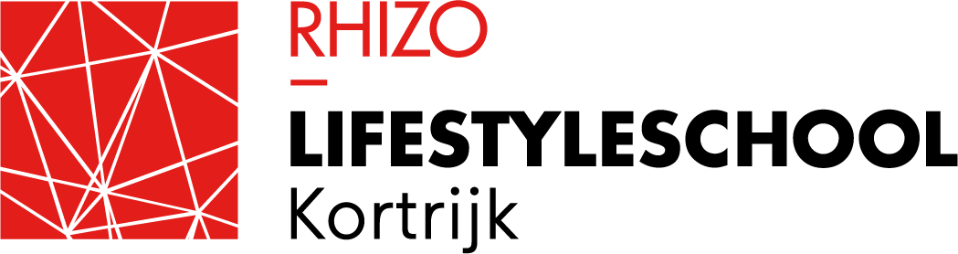 Logo RHIZO Lifestyleschool Kortrijk