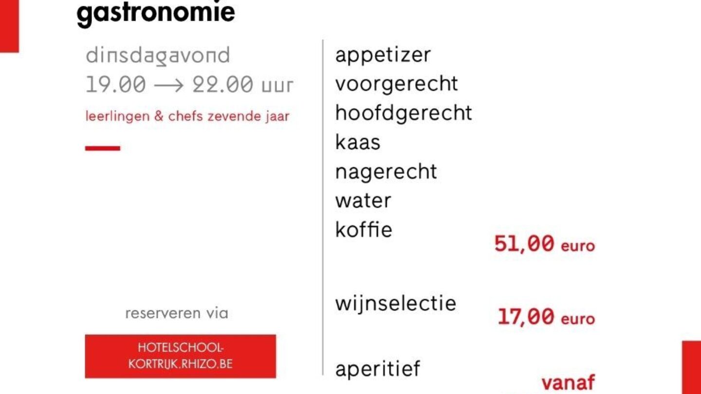 Hedendaagse gastronomie 2