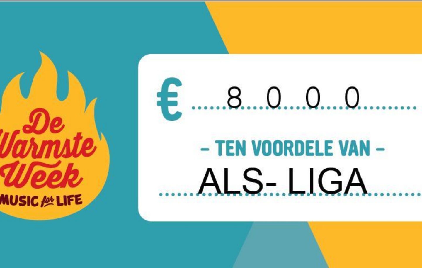 De Warmste Dag Cheque